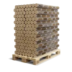 Pollmeier Buchen-Holzbriketts Nestro – rund ohne Loch (Palette 960 kg) – Image 2