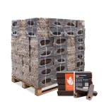PiniKay Quadro Hartholzbriketts – mit Zugloch (Palette 960 kg)