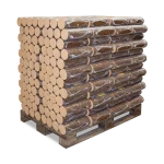 Pollmeier Buchenbriketts Nestro – rund ohne Loch (960 kg Palette) – Image 2